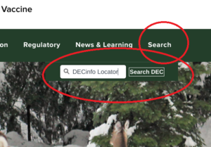 DEC Webpage Search