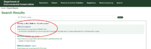 DECinfo Locator Page