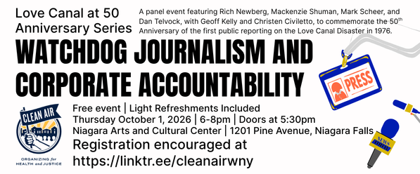 Love Canal at 50 - Press Panel October 1